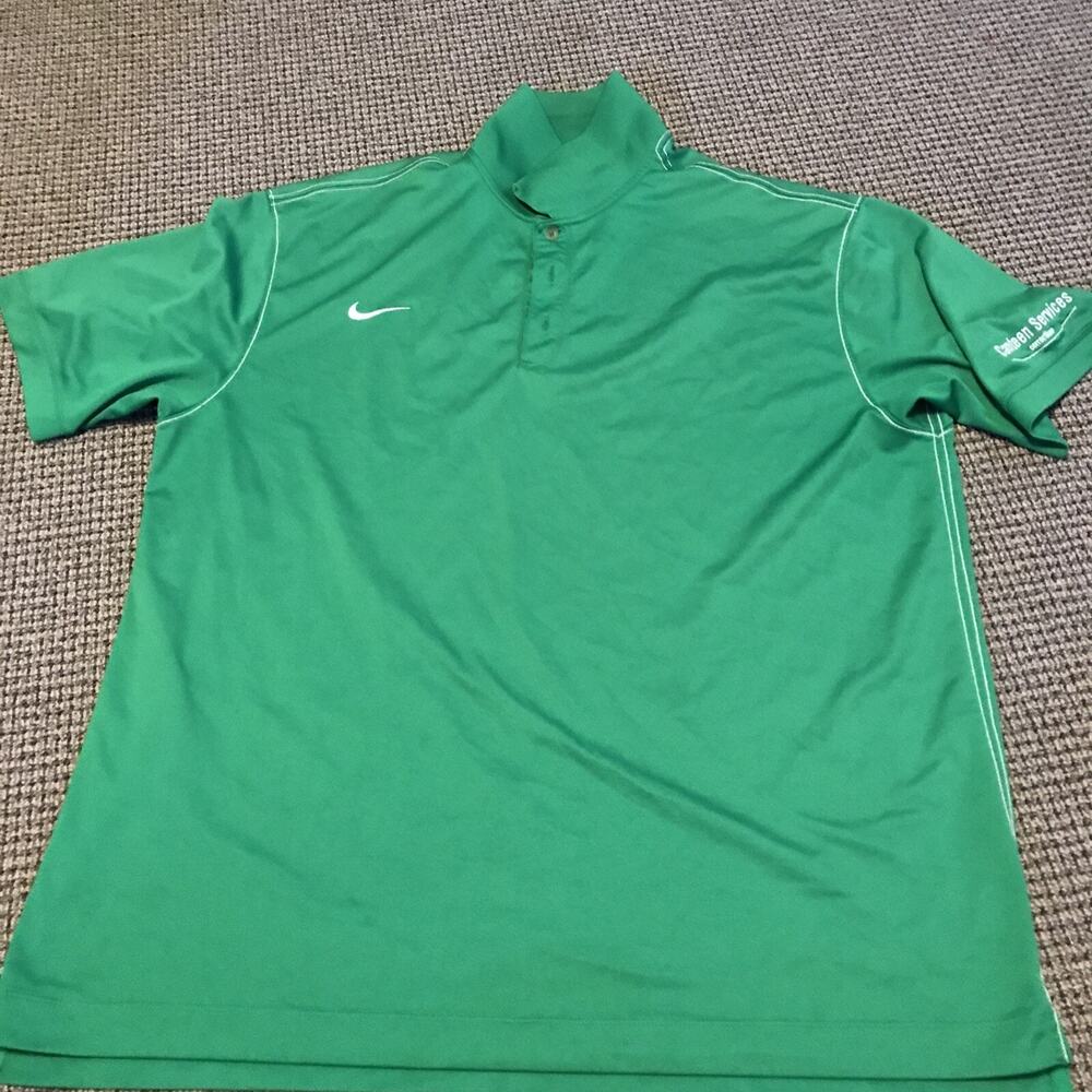 Nike Golf Polo‎ Shirt XXL Green EUC